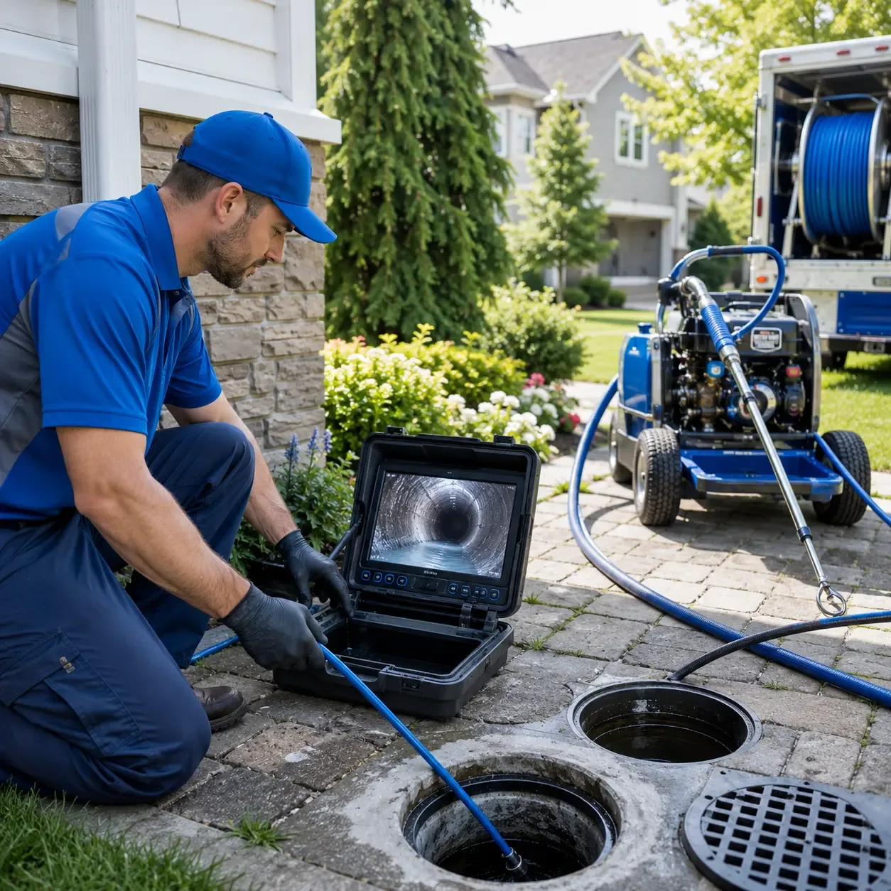 Outdoor drain cleaning professionals serving Martinsburg, NY