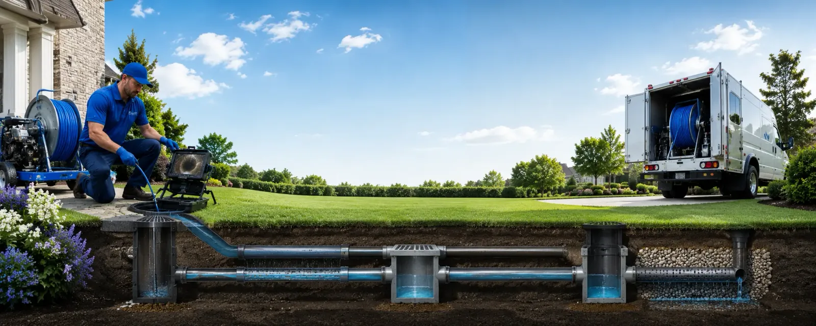 Outdoor drain cleaning information for Martinsburg, NY